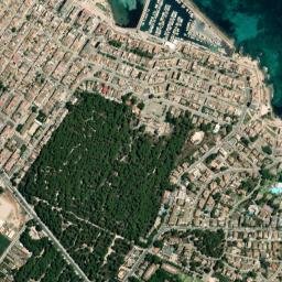Can Picafort map(satellite map)