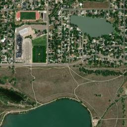 9155 W 35th Ave Wheat Ridge CO High Resolution Satellite Map