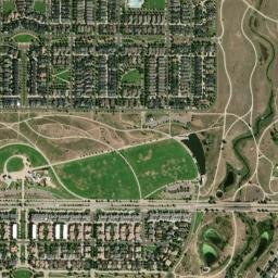 Denver County map(satellite map)