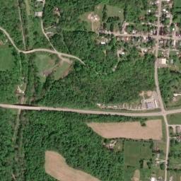 Rushville Ohio High Resolution Satellite Map