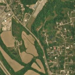 Slaters Ohio High Resolution Satellite Map