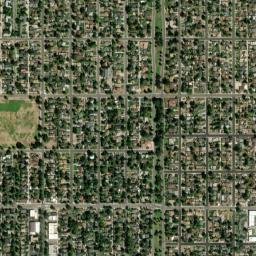 6350-6398 E 28th Ave Denver CO High Resolution Satellite Map