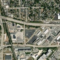 1300-1332 West Ray Street, Indianapolis, IN High Resolution Satellite Map