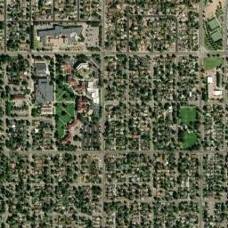 7545 Montview Blvd Denver CO High Resolution Satellite Map