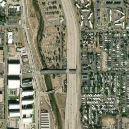 Hillcrest Village Colorado High Resolution Satellite Map