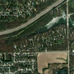 601-609 West Lake Shore Drive Springfield IL High Resolution Satellite Map