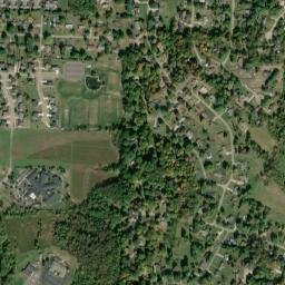 Wacker Heights Ohio High Resolution Satellite Map