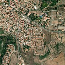 Isili map(satellite map)