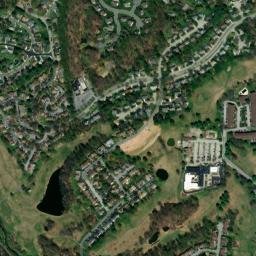 Pike Creek Valley map(satellite map)