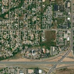 Edgemont Colorado High Resolution Satellite Map