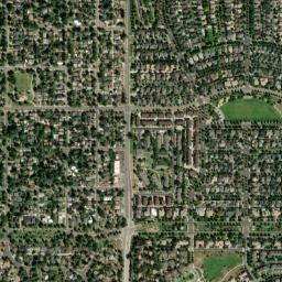  6th Ave, Denver, USA High Resolution Satellite Map