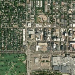101 University Blvd Denver CO 80206 High Resolution Satellite Map