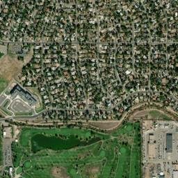 Park View Estates Colorado High Resolution Satellite Map