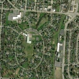 Shakertown Ohio High Resolution Satellite Map