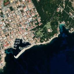 Cala Rajada map(satellite map)