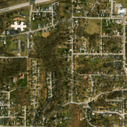 1699-1999 Crescent Drive, Hannibal, MO High Resolution Satellite Map