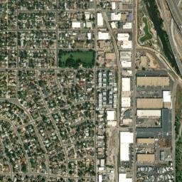 1314 West Gill Place Denver CO Satellite Map