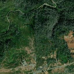 Brush Creek California High Resolution Satellite Map