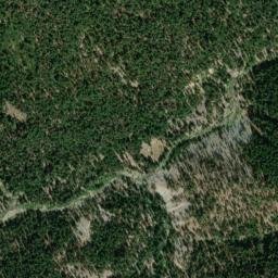 Poker Flat California High Resolution Satellite Map