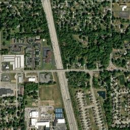 3500 E Thompson Rd, Indianapolis, Indiana High Resolution Satellite Map
