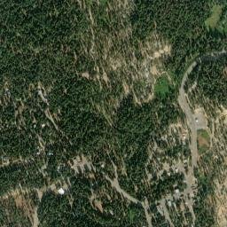 La Porte California High Resolution Satellite Map