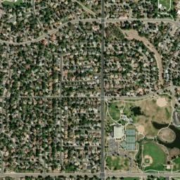 Village East Colorado High Resolution Satellite Map