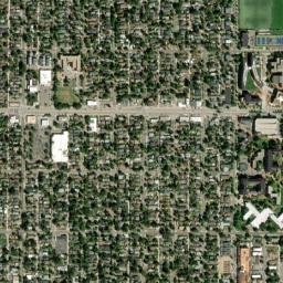 1976 South Franklin Street Denver CO High Resolution Satellite Map
