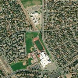 Aurora Knolls Colorado High Resolution Satellite Map