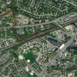 Oakland Delaware High Resolution Satellite Map