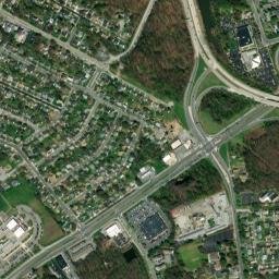 Ogletown Delaware High Resolution Satellite Map