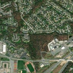 Sherwood Forest Delaware High Resolution Satellite Map