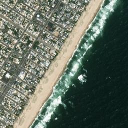 Surf City map(satellite map)