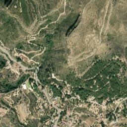 Chulilla map(satellite map)