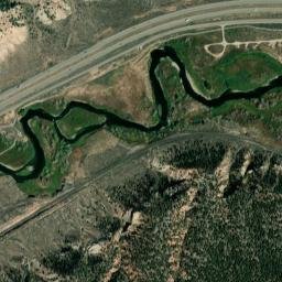 Interstate 70 Gypsum CO 81637 High Resolution Satellite Map