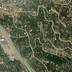 Hiwan Hills Colorado High Resolution Satellite Map