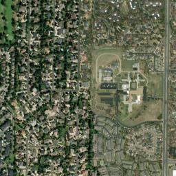 Meadow Hills Colorado High Resolution Satellite Map
