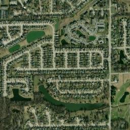 3358 Gainesville Court, Indianapolis, IN High Resolution Satellite Map