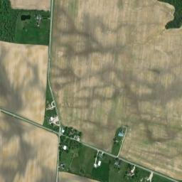 Grange Hall Ohio High Resolution Satellite Map