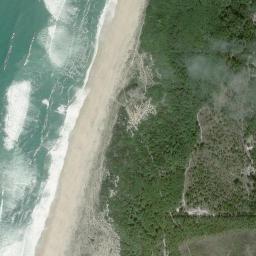Satellite view of Praia do Norte