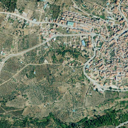 Castañar de Ibor map(satellite map)