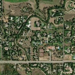 Cherry Ridge Colorado High Resolution Satellite Map
