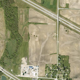 West Lancaster Ohio High Resolution Satellite Map