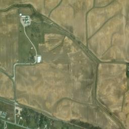 Rush County map(satellite map)