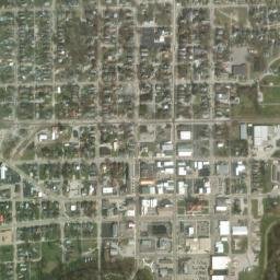 Rushville map(satellite map)