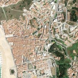 Nazaré map(satellite map)