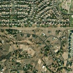 Piney Creek Ranches Colorado High Resolution Satellite Map