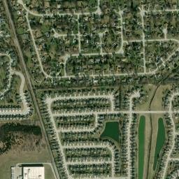 635 Valley Oaks Drive, Greenwood, IN High Resolution Satellite Map