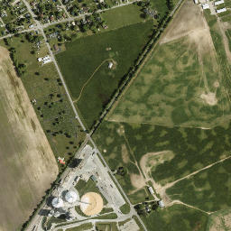 Bloomingburg Ohio High Resolution Satellite Map