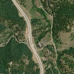 Twin Forks Colorado High Resolution Satellite Map