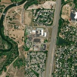 6745 South Santa Fe Drive Littleton CO High Resolution Satellite Map